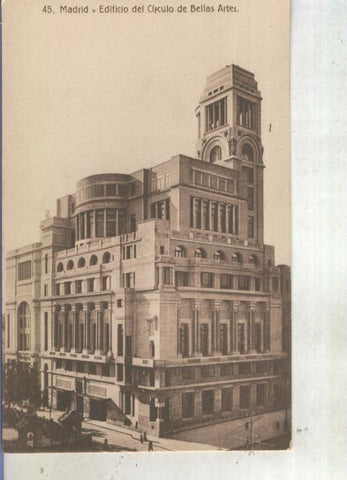 Postal 012930: Edificio del circulo de bellas artes en Madrid