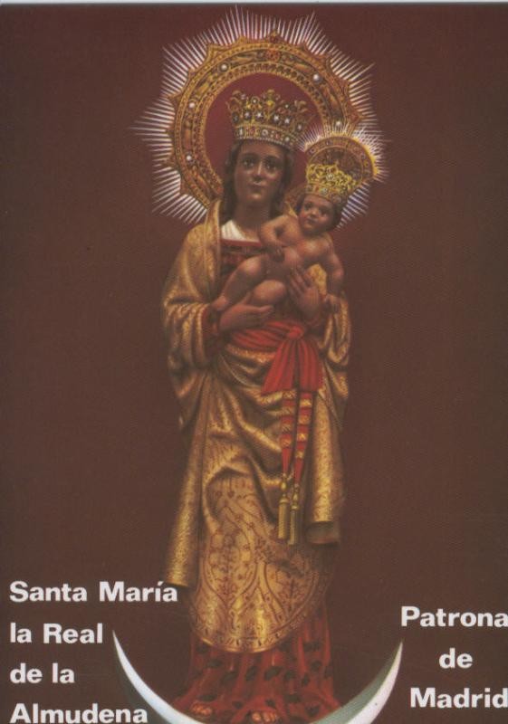 Postal 012862: Virgen Santa Maria la Real de la Almudena, patrona de Madrid
