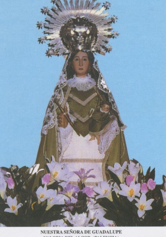 Postal 012864: Virgen Nuestra Señora de Guadalupe, Valoria del Alcor (Palencia)
