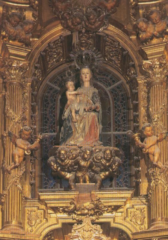 Postal 012869: Virgen Santa Maria La Mayor de Briviesca (Burgos)