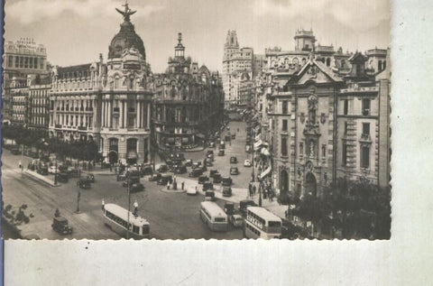 Postal 012972: Madrid, Calle de Alcala y Gran Via