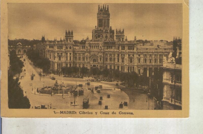 Postal 012985: Madrid, Cibeles y Casa de Correos