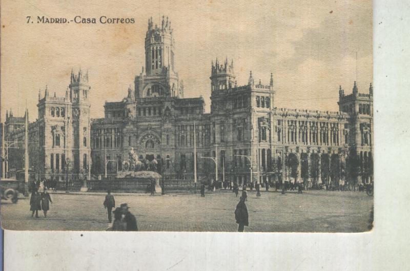 Postal 012989: Madrid, casa Correos