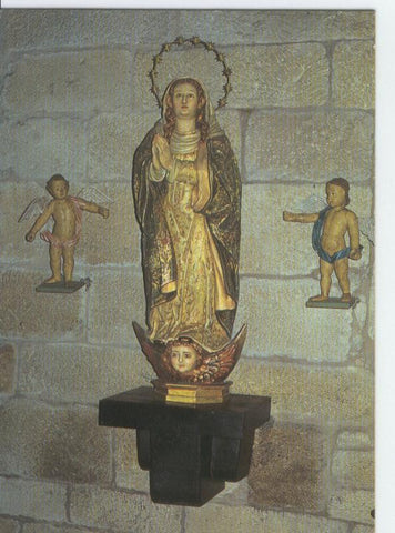 Postal 012884: Virgen Santa Maria del Campo, Muros (La Coruña)