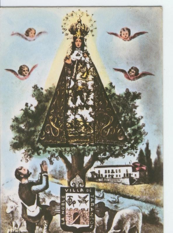 Postal 012885: Virgen Nuestra Señora de Riansares, patrona deTarancon (Cuenca)
