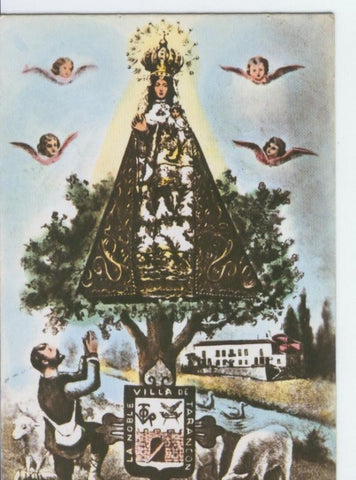 Postal 012885: Virgen Nuestra Señora de Riansares, patrona deTarancon (Cuenca)