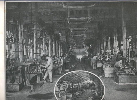 La marine de guerre: Arsenal de Brest, galeria y taller de maquinas
