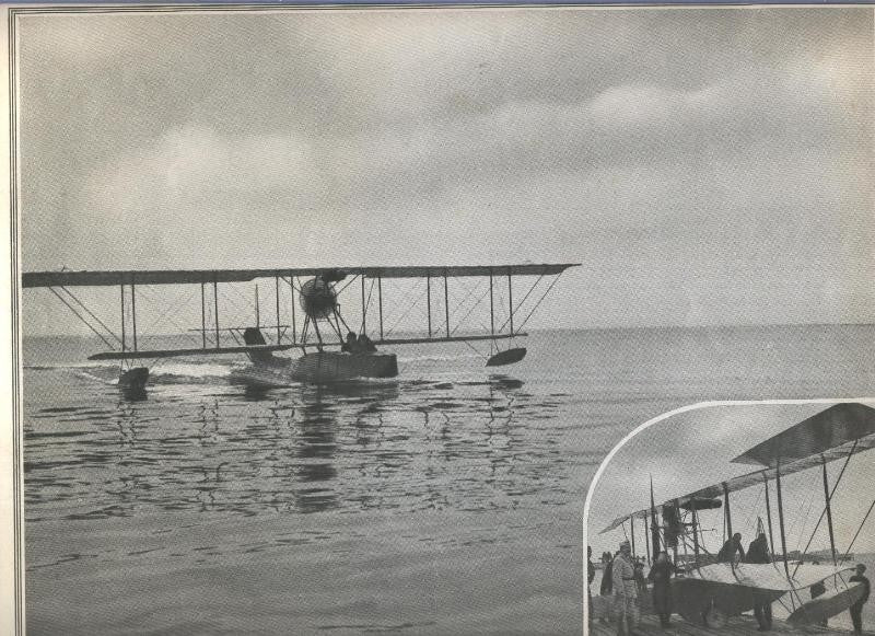 La marine de guerre: Salonica, regreso de un hidravion