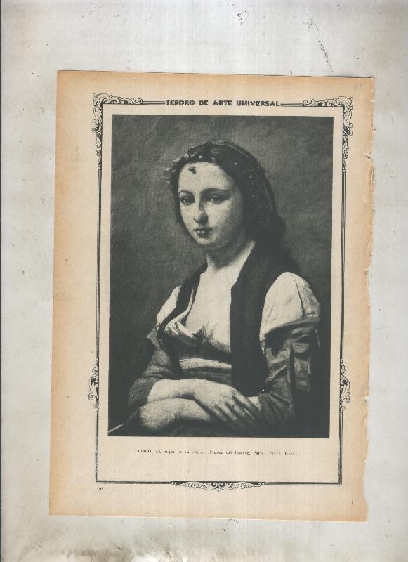 Lamina 027: La mujer de la perla de Corot