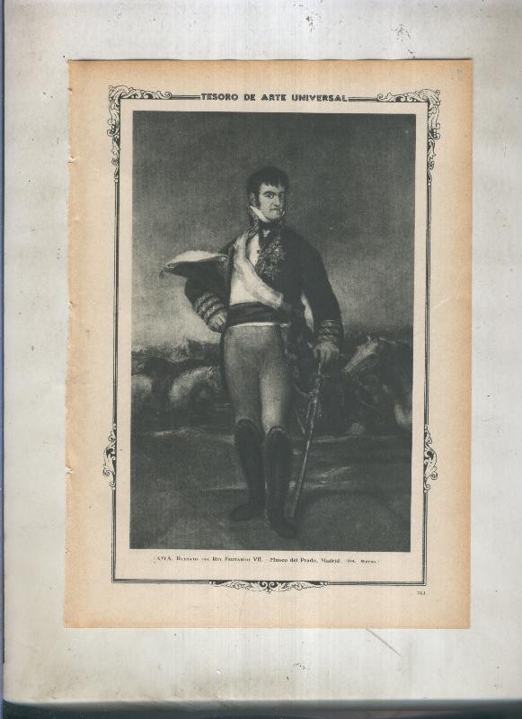 Lamina 031: Fernando VII de Goya