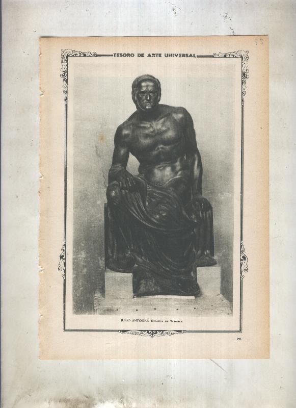 Lamina 037: Estatua de Wagner de Julio Antonio