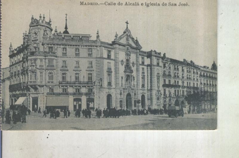 Postal 013015: Madrid, Calle de Alcala e Iglesia de San Jose