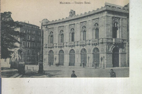 Postal 013030: Madrid, Teatro Real