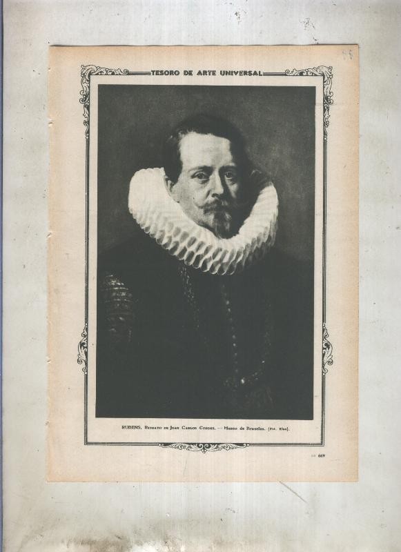 Lamina 079: Retrato de Juan Carlos Cordes de Rubens