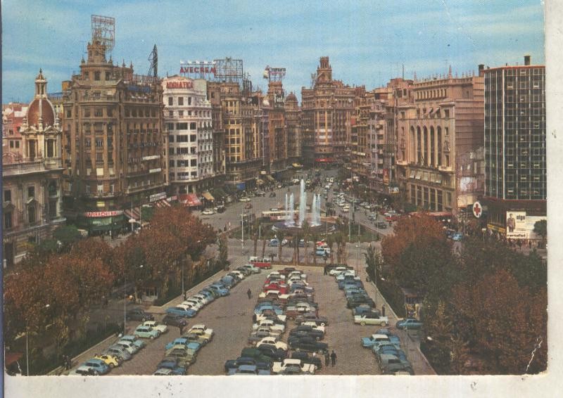 Postal 013054: Plaza del Caudillo en Valencia