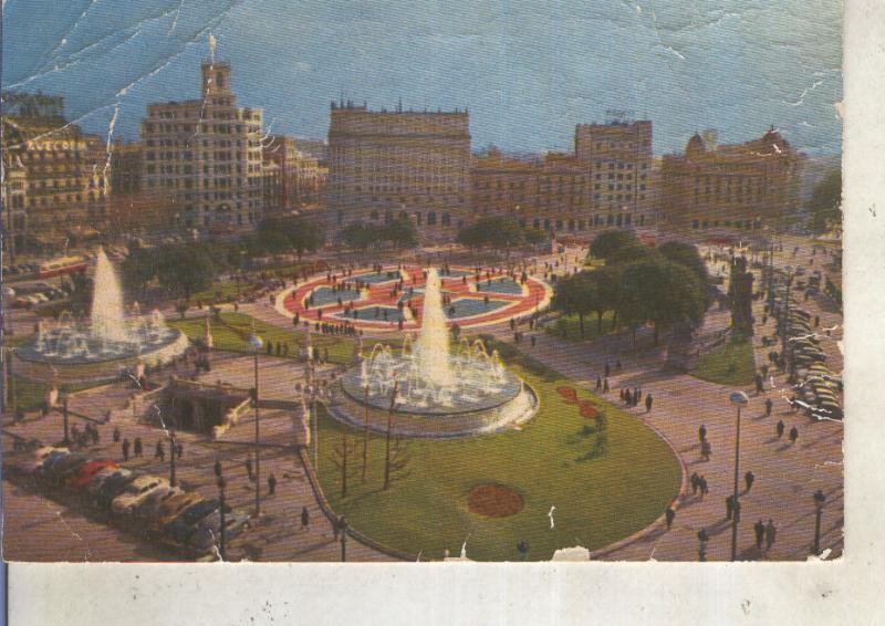 Postal 013060: Plaza cataluña en Barcelona