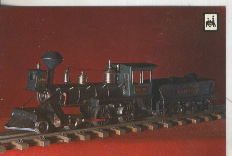 Postal 013099: Tren Serie 1ª numero 09: Locomotora americana de 1886
