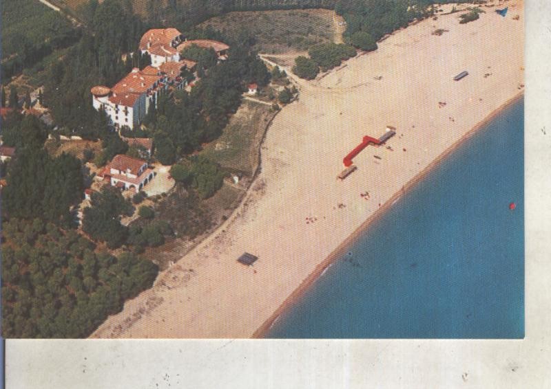 Postal 013122: Vista aerea de Fanals en la costa brava 
