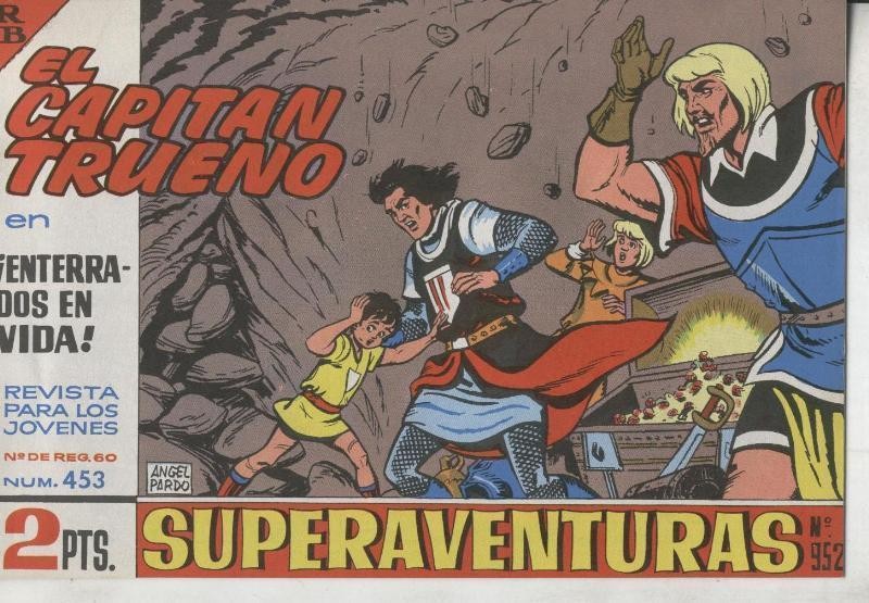 El Capitan trueno facsimil numero 453: Enterrados en vida