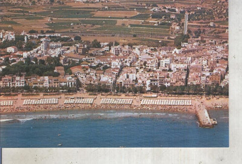 Postal 013173: Vista aera de Sitges, Barcelona