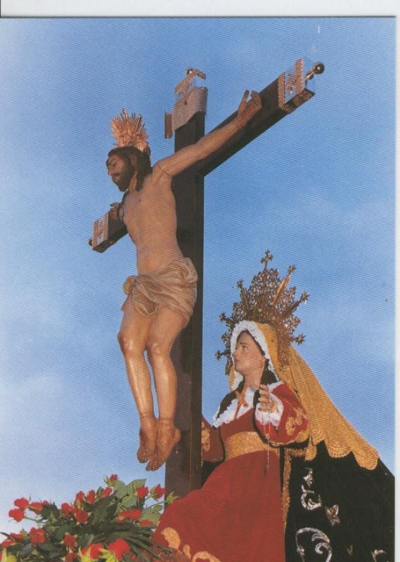 Postal 013182: Virgen Nuestra Señora de los Dolores y Stmo Cristo de la Sangre