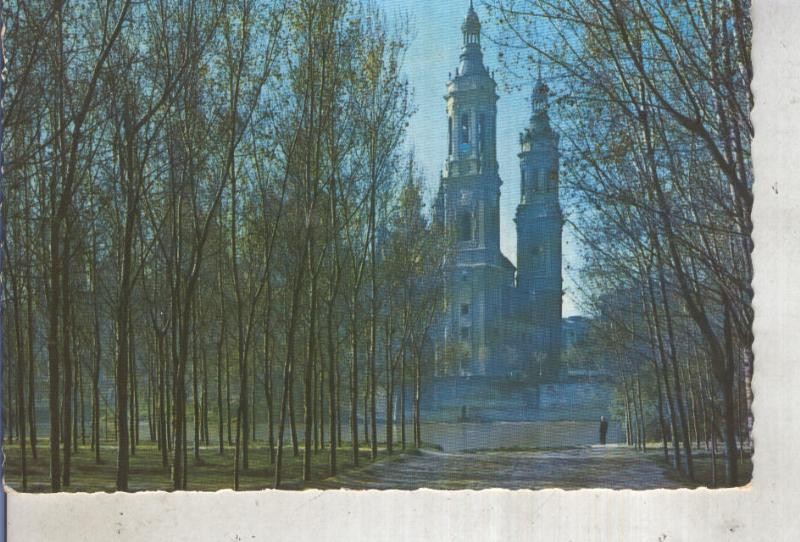 Postal 013224: El Pilar de Zaragoza desde la arboleda