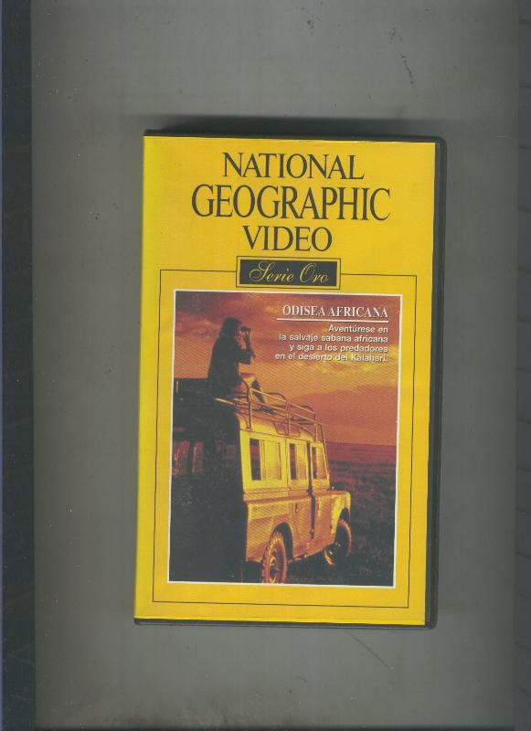 Video VHS: National Geographic serie Oro numero 38: Odisea africana