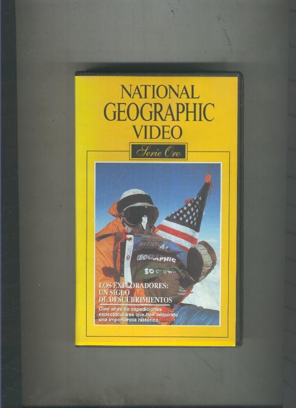 Video VHS: National Geographic serie Oro numero 26: Los exploradores