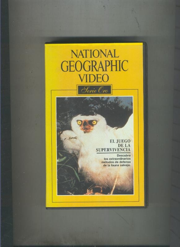 Video VHS: National Geographic serie Oro numero 09: El juego de la supervivencia