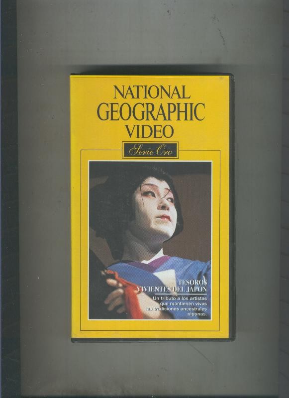 Video VHS: National Geographic serie Oro numero 41: Tesoros vivientes del Japon