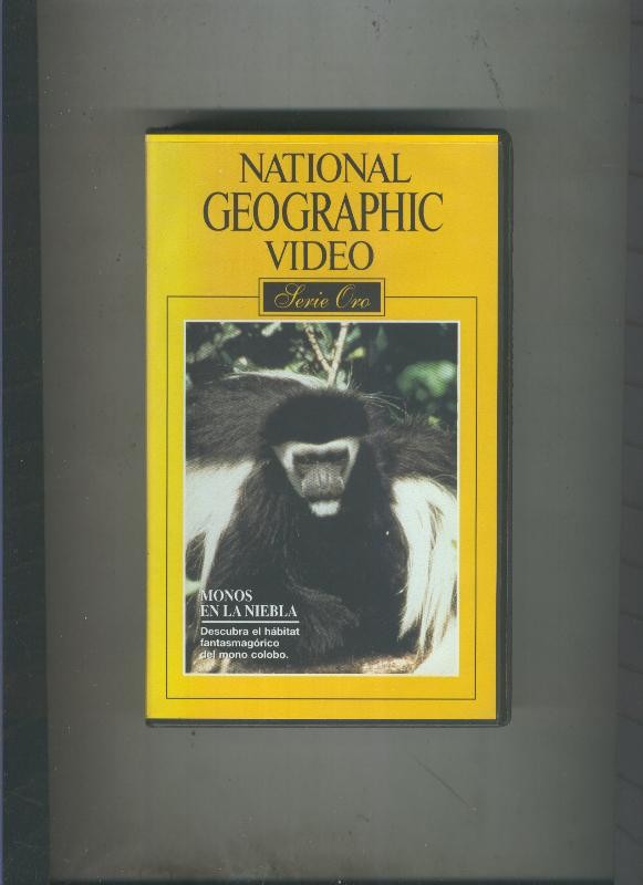 Video VHS: National Geographic serie Oro numero 25: Monos en la niebla