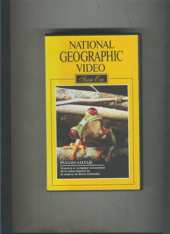 Video VHS: National Geographic serie Oro numero 14: Panama salvaje