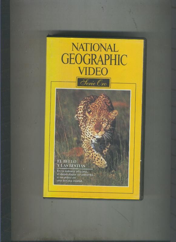 Video VHS: National Geographic serie Oro numero 08: El bello y las bestias