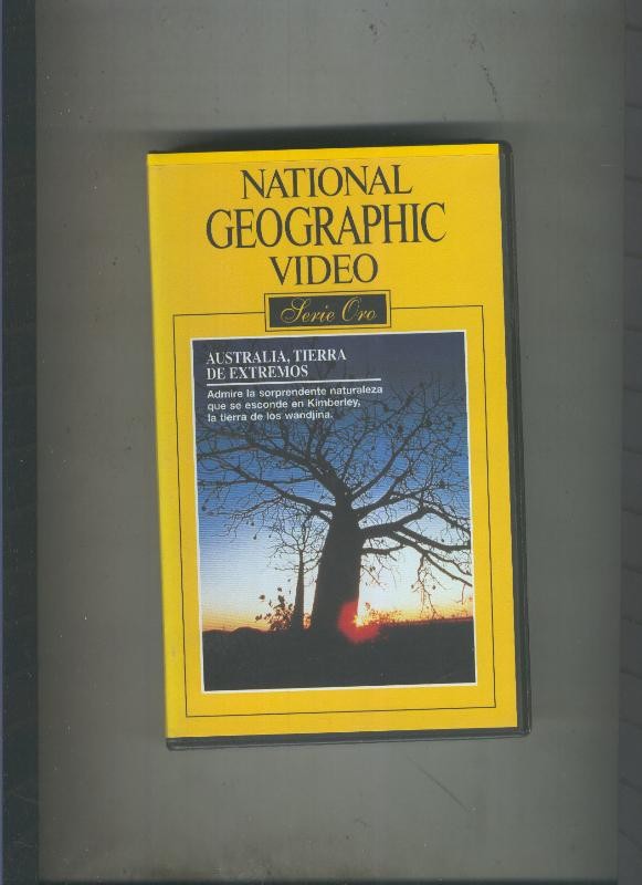 Video VHS: National Geographic serie Oro numero 47: Australia, tierra de extremos