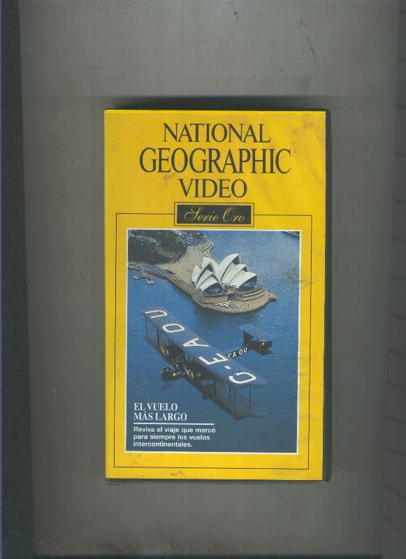 Video VHS: National Geographic serie Oro numero 40: El vuelo mas largo