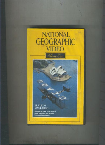 Video VHS: National Geographic serie Oro numero 40: El vuelo mas largo