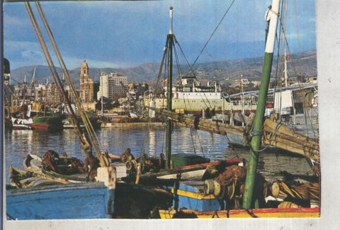 Postal 013241: Vista del puerto pesquero de Malaga