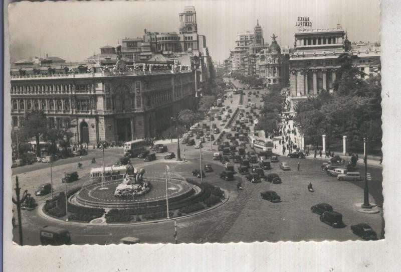 Postal 013246: Cibeles y calle Alcala de madrid