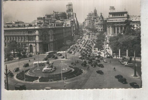 Postal 013246: Cibeles y calle Alcala de madrid