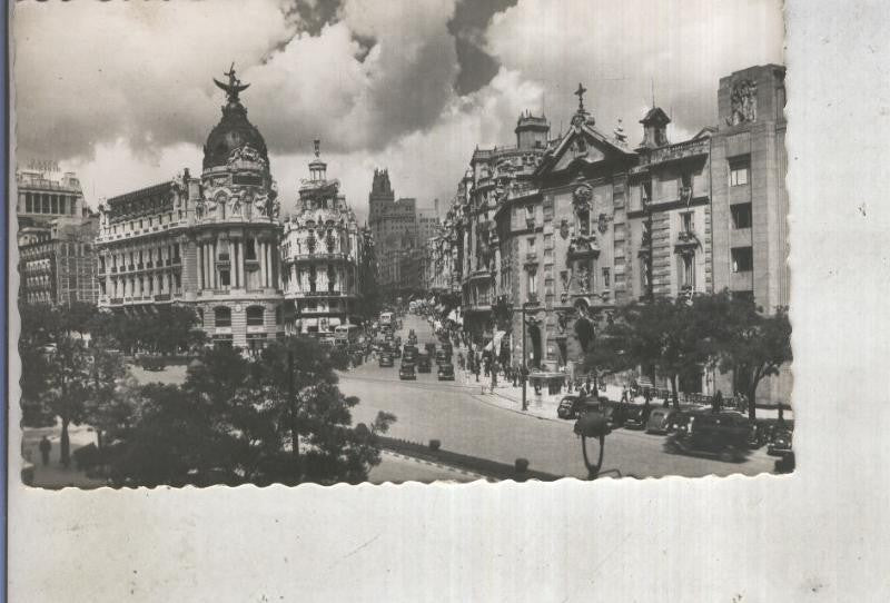 Postal 013250: Calle de Alcala y Avda Jose Antonio de madrid