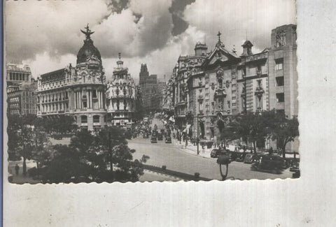 Postal 013250: Calle de Alcala y Avda Jose Antonio de madrid