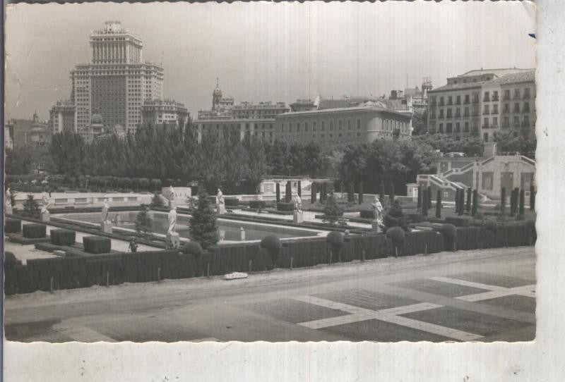 Postal 013254: Jardines de Sabatini de madrid