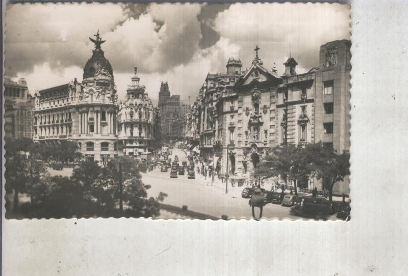 Postal 013256: Calle de Alcala y Avda Jose Antonio en Madrid
