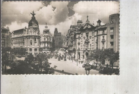 Postal 013256: Calle de Alcala y Avda Jose Antonio en Madrid