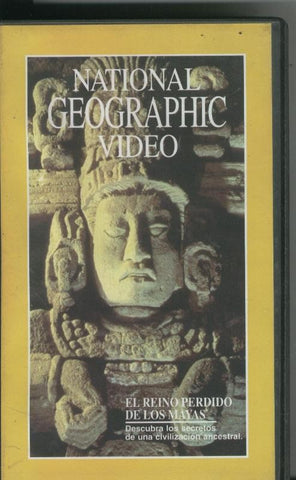 National Geographic Video VHS numero 01: El reino perdido de los mayas