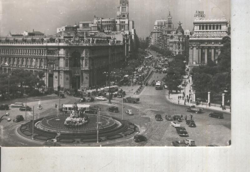 Postal 013275: Cibeles y calle de Alcala de Madrid