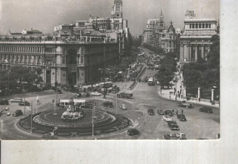Postal 013275: Cibeles y calle de Alcala de Madrid