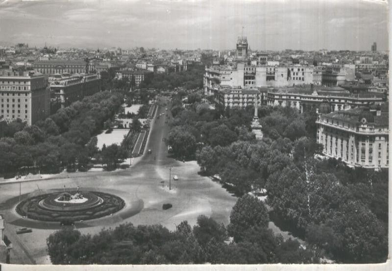 Postal 013277: Neptuno y paseo del Prado de Madrid