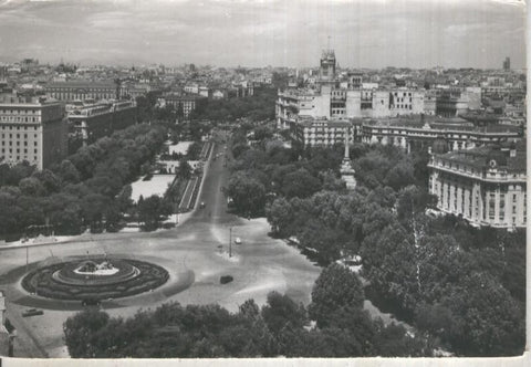Postal 013277: Neptuno y paseo del Prado de Madrid