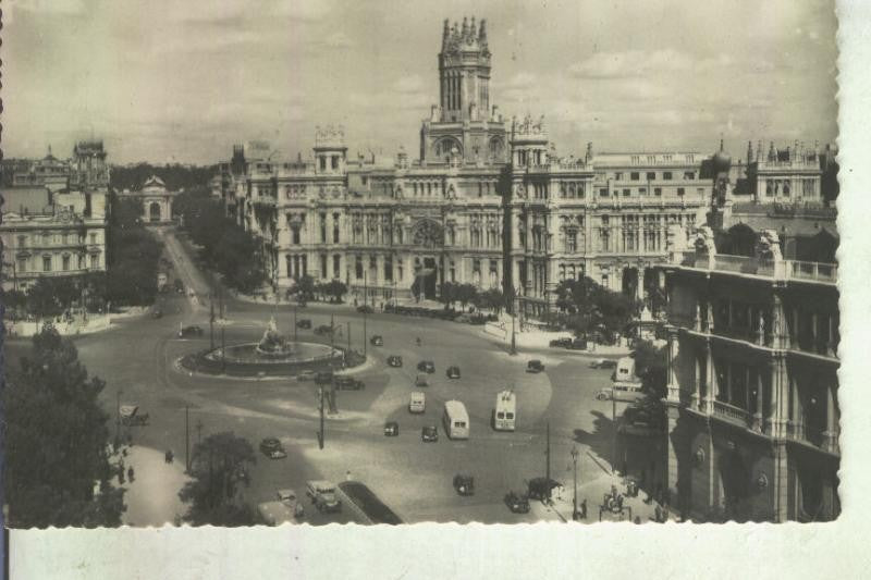 Postal 013284: Cibeles y casa de Correos de Madrid